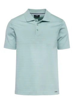 Bawełniana miętowa koszulka polo