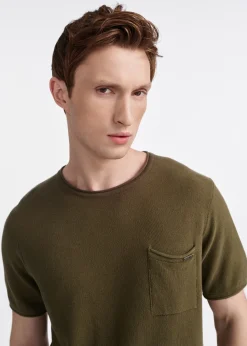 Bawełniany przewiewny t-shirt męski