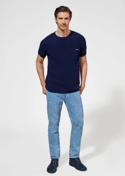 Bawełniany przewiewny T-shirt męski