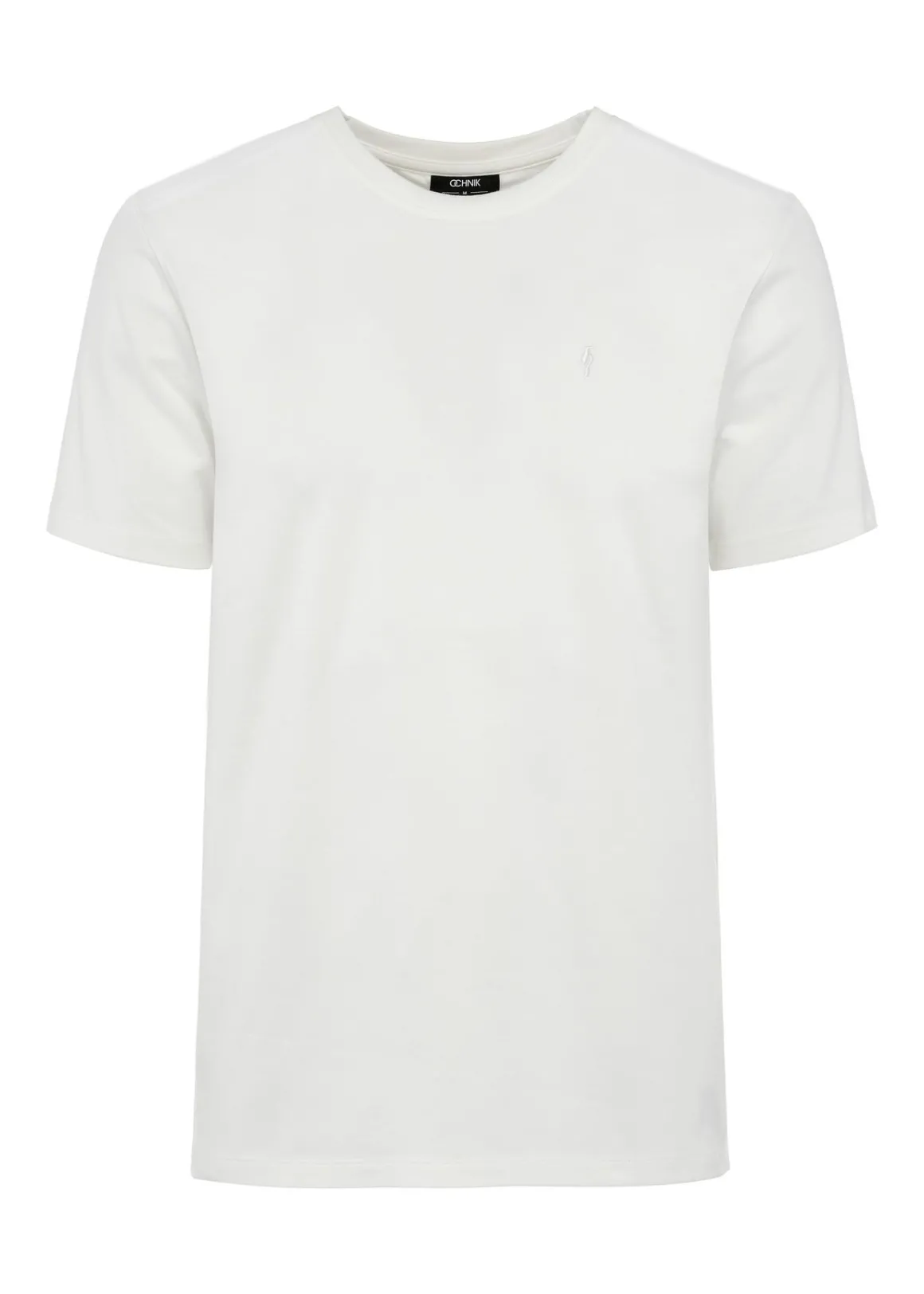 Biały bawełniany T-shirt męski