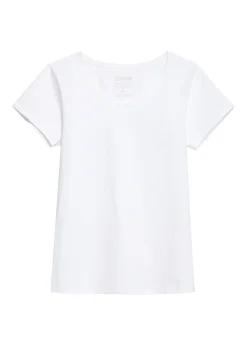 Biały T-shirt damski basic
