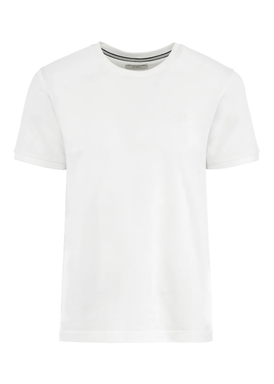 Biały T-shirt męski z bawełny