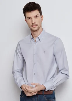 Błękitna elegancka koszula męska