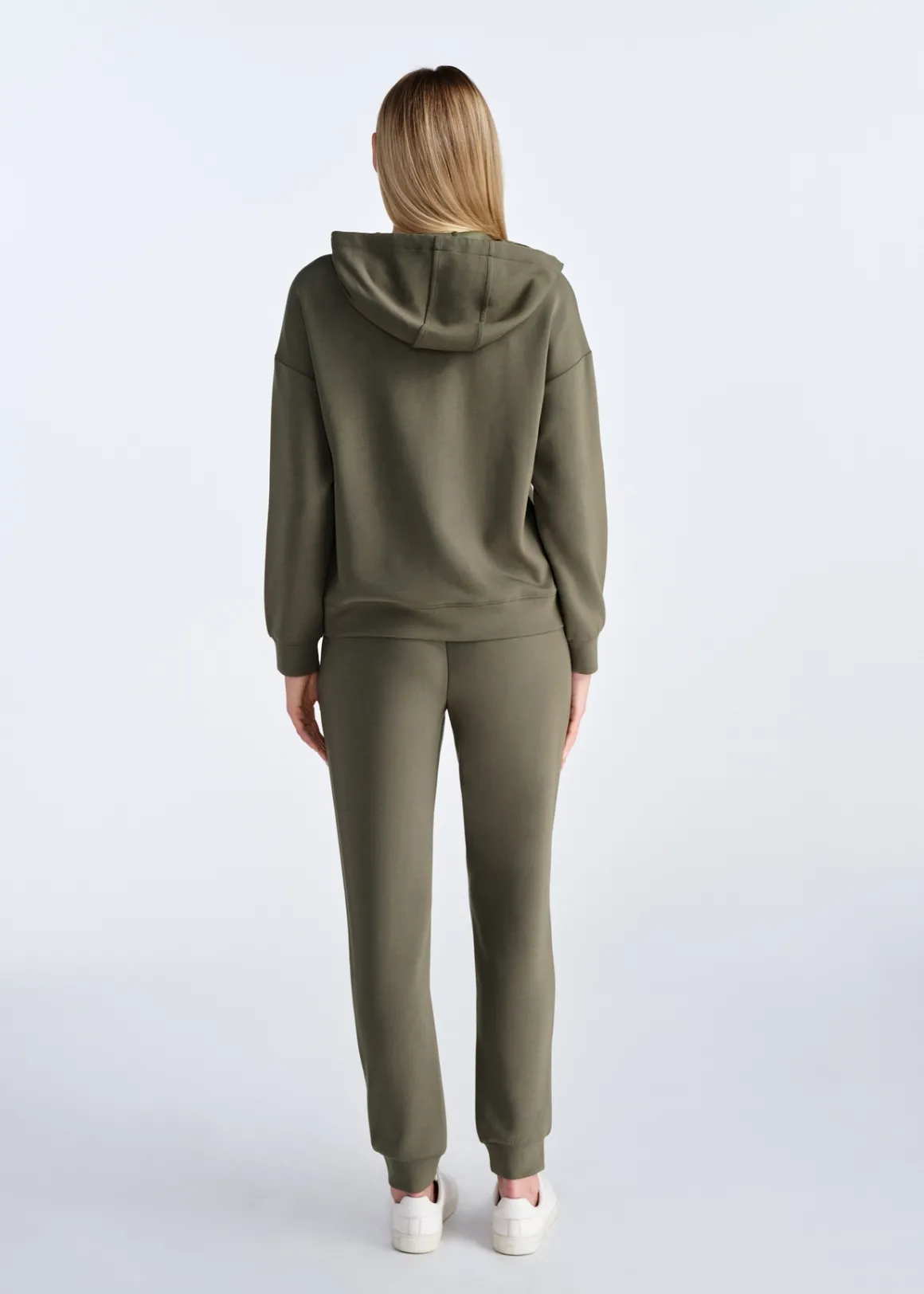 Bluza damska khaki z kapturem