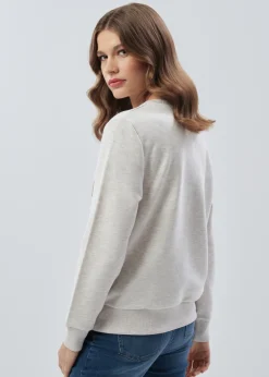 Bluza damska przez głowę bez kaptura