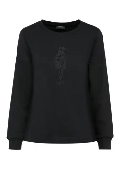 Bluza damska z haftowanym logo