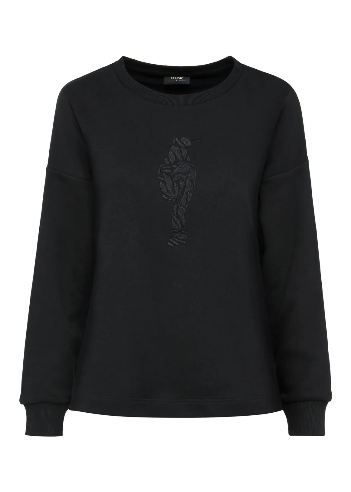Bluza damska z haftowanym logo