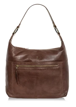 Brązowa torebka damska hobo