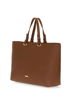 Brązowa torebka shopper damska