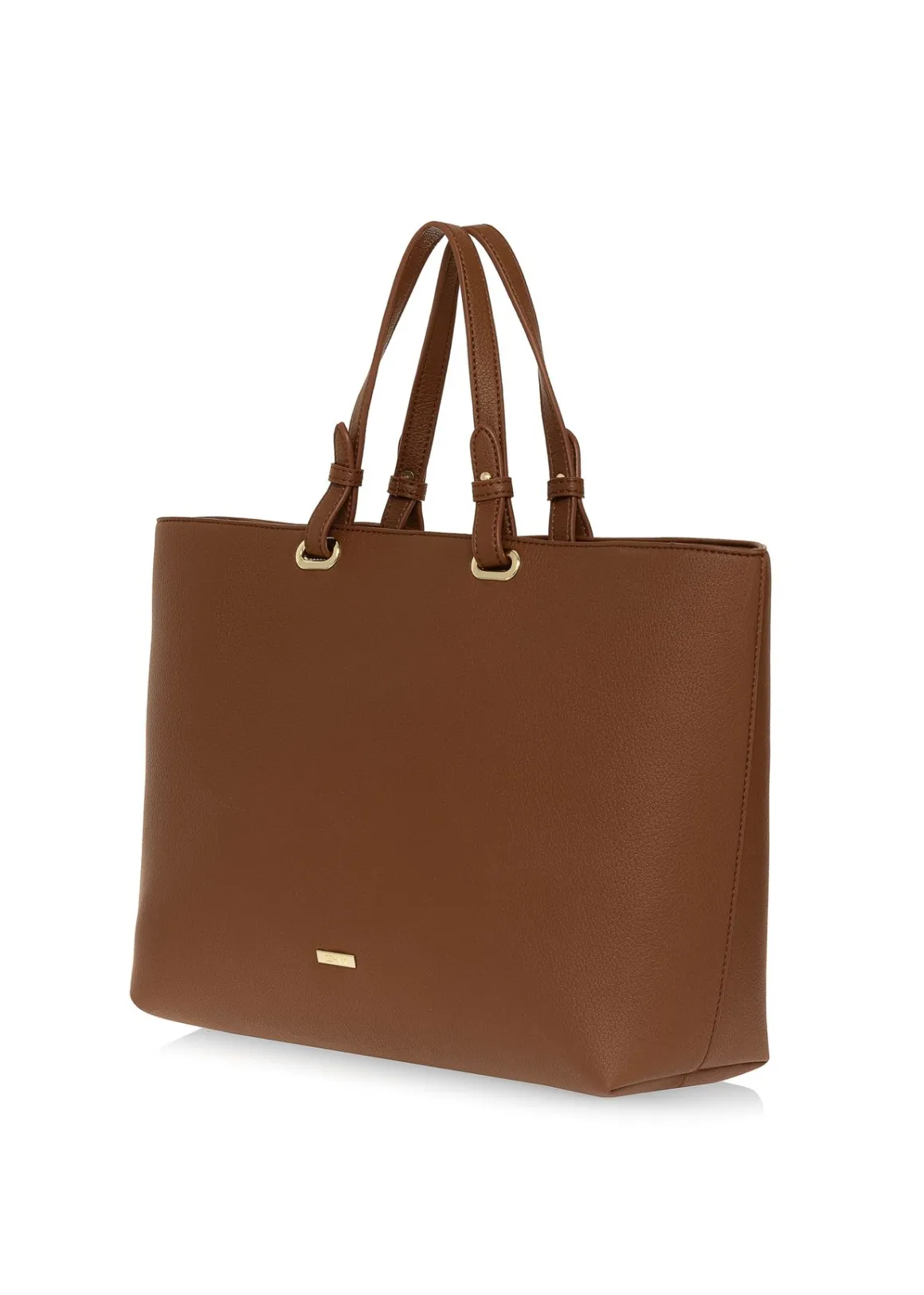 Brązowa torebka shopper damska