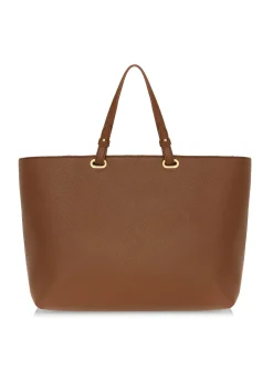 Brązowa torebka shopper damska
