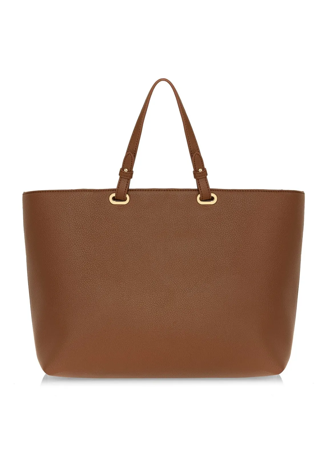 Brązowa torebka shopper damska