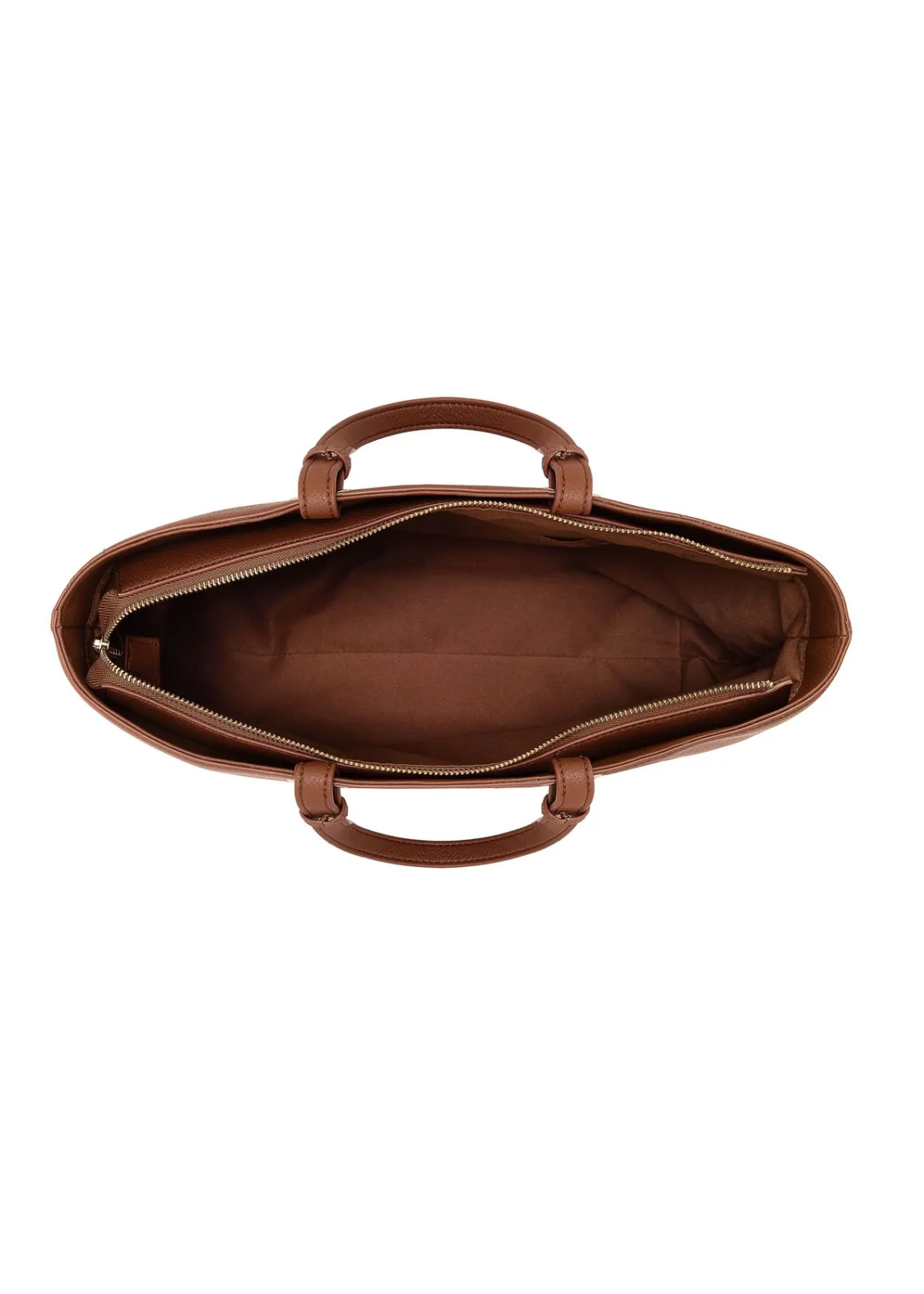 Brązowa torebka shopper damska