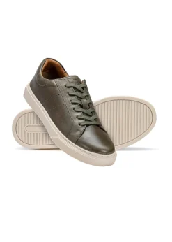 Ciemnozielone buty męskie