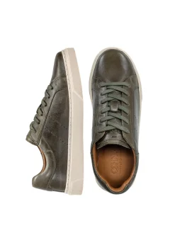 Ciemnozielone buty męskie