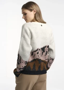 Ciepły sweter damski