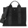 Czarna damska torebka typu tote bag