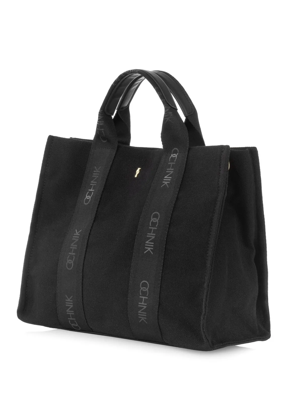 Czarna damska torebka typu tote bag