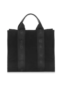 Czarna damska torebka typu tote bag