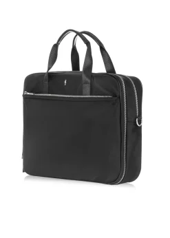 Czarna duża torba damska na laptopa
