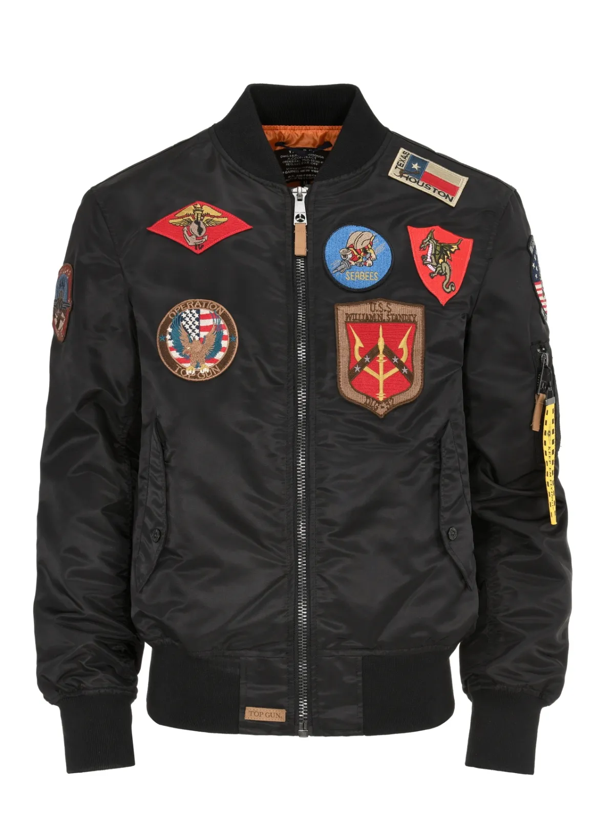 Czarna kurtka męska Top Gun