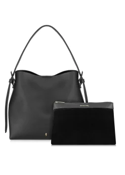 Czarna torebka damska shopper