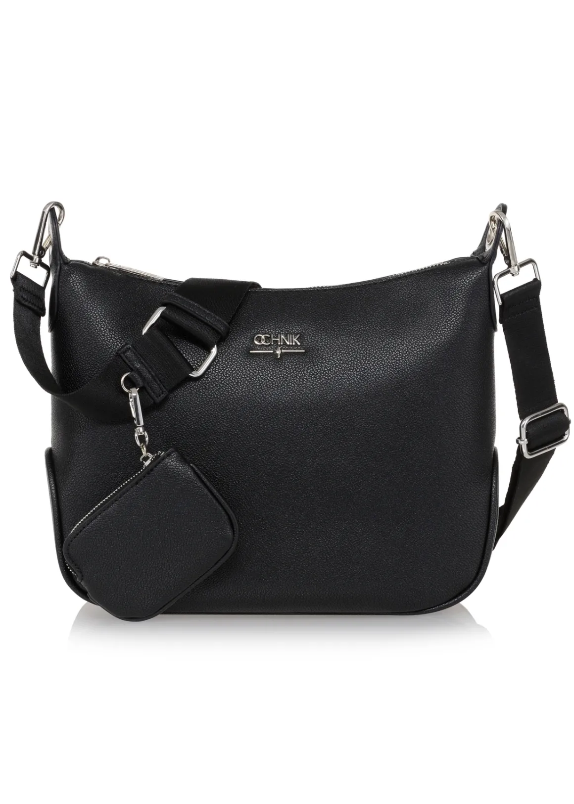 Czarna torebka damska w stylu hobo