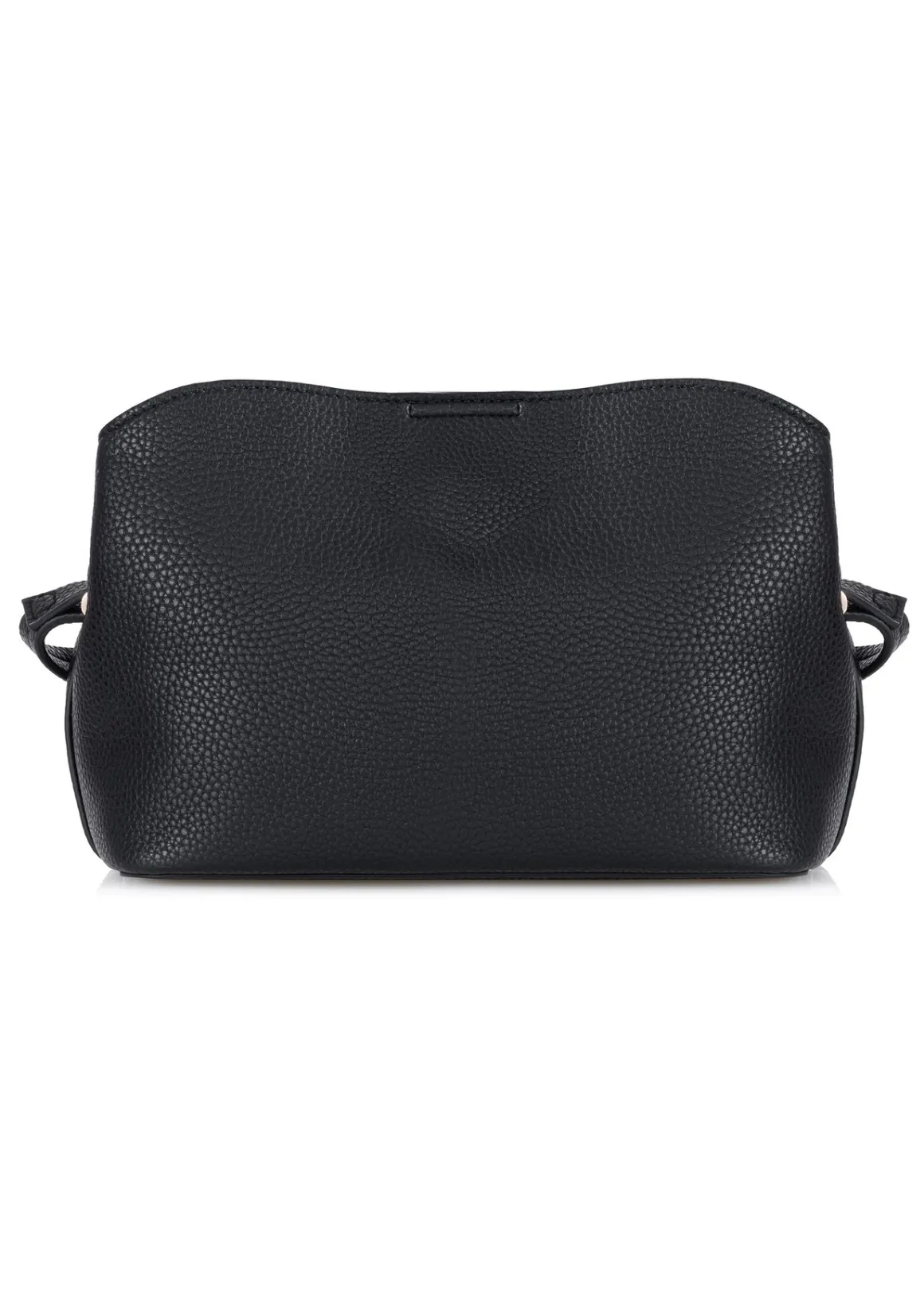 Czarna torebka damska z paskiem