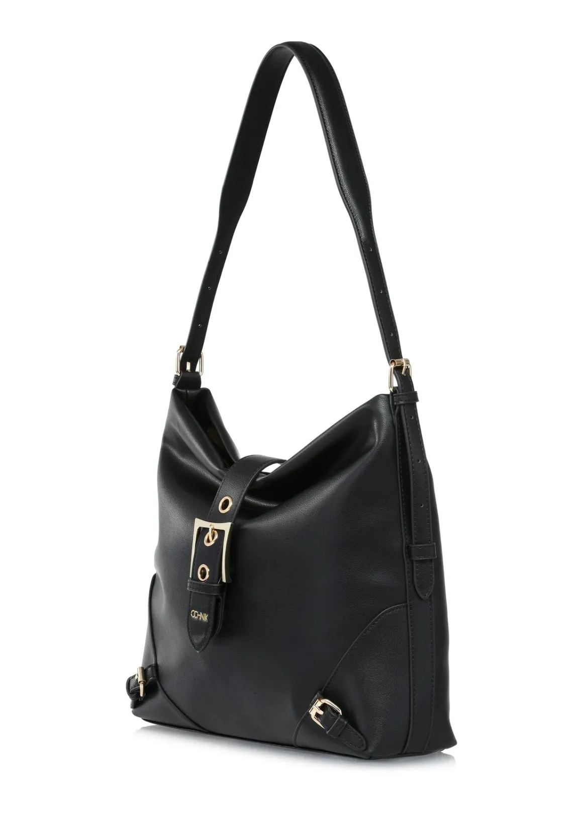 Czarna torebka shopper damska