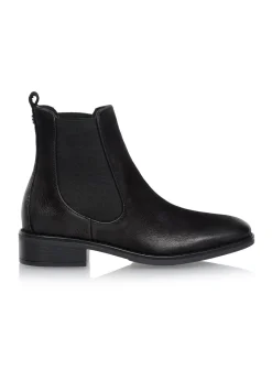 Czarne skórzane buty damskie