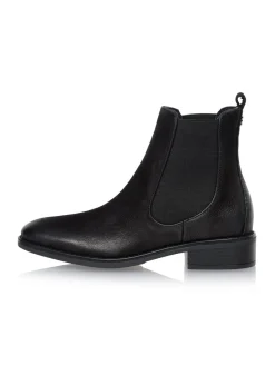Czarne skórzane buty damskie