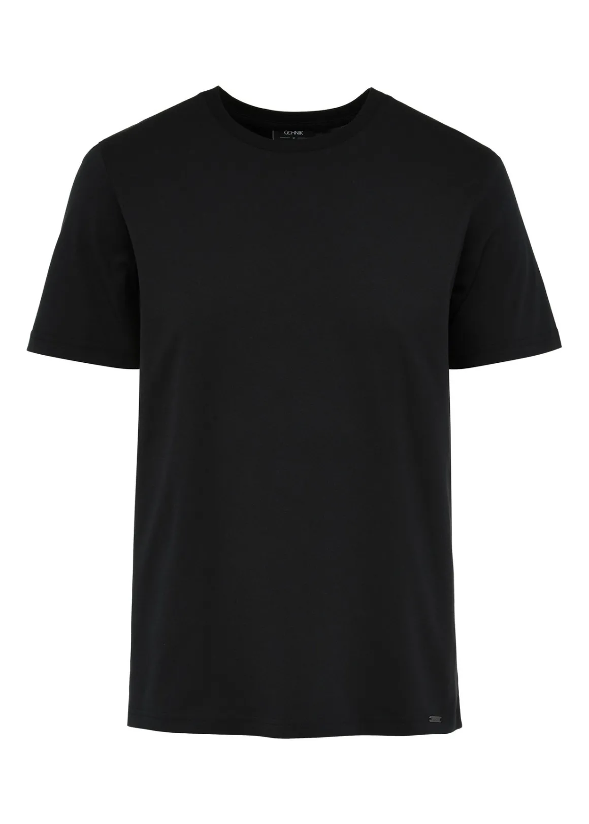 Czarny bawełniany t-shirt męski