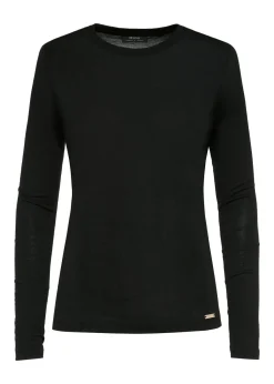 Czarny damski longsleeve damski