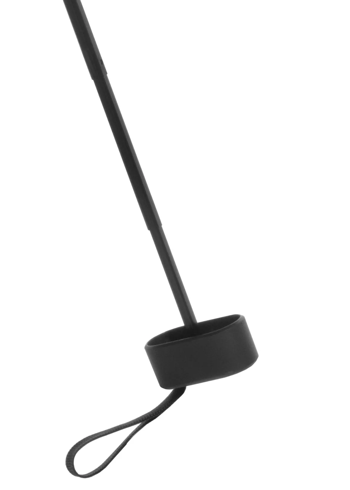 Czarny parasol damski z etui
