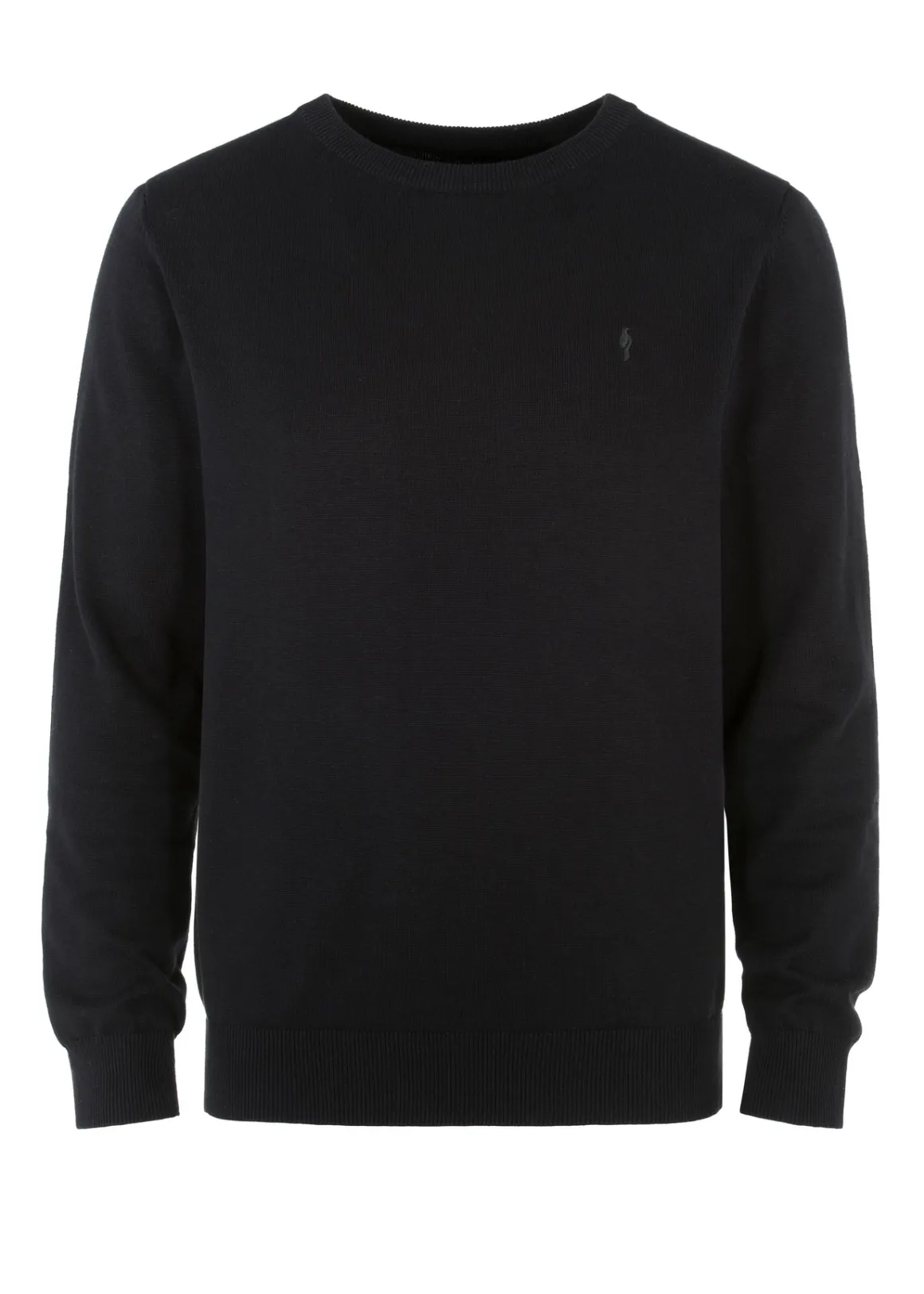 Czarny sweter męski basic