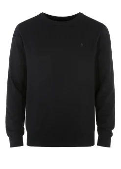 Czarny sweter męski basic