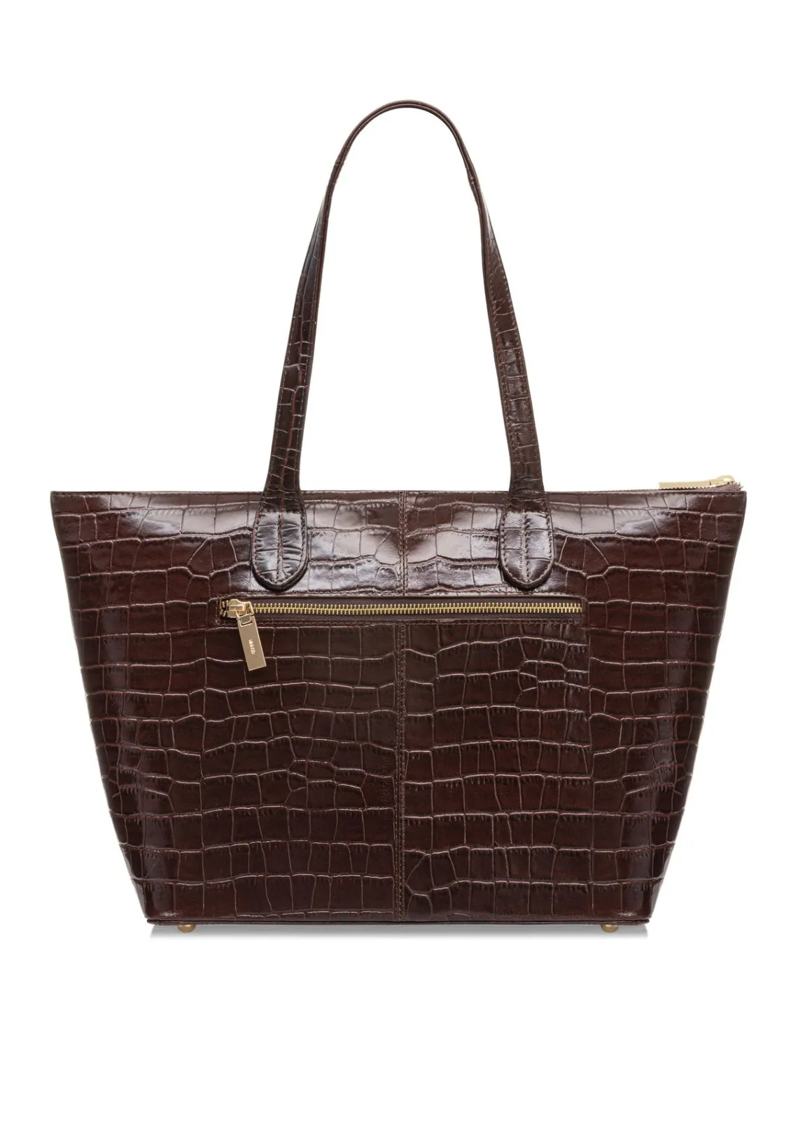 Damska brązowa torebka shopper skórzana