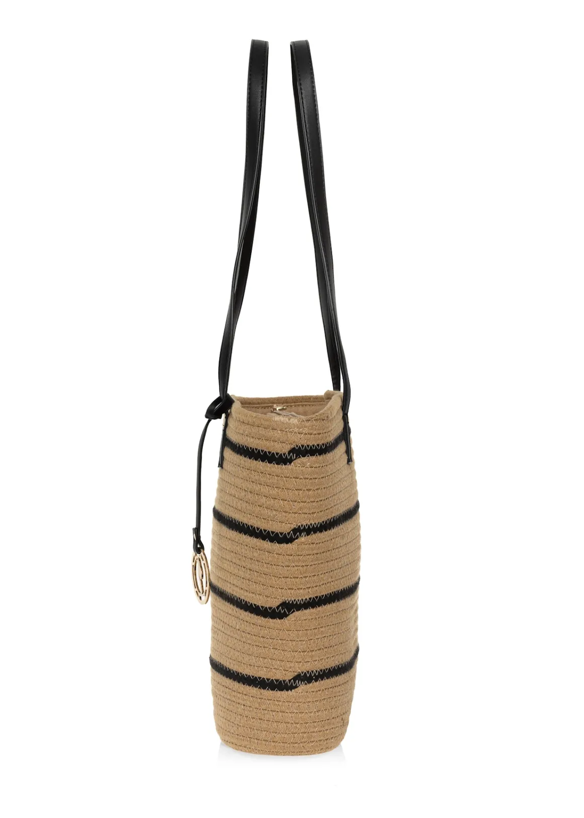 Duża pleciona torebka shopper