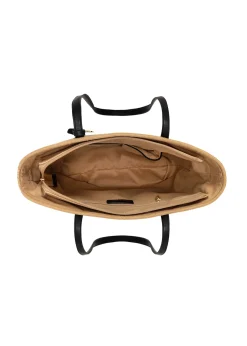 Duża pleciona torebka shopper