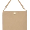 Duża torebka damska z tłoczeniem