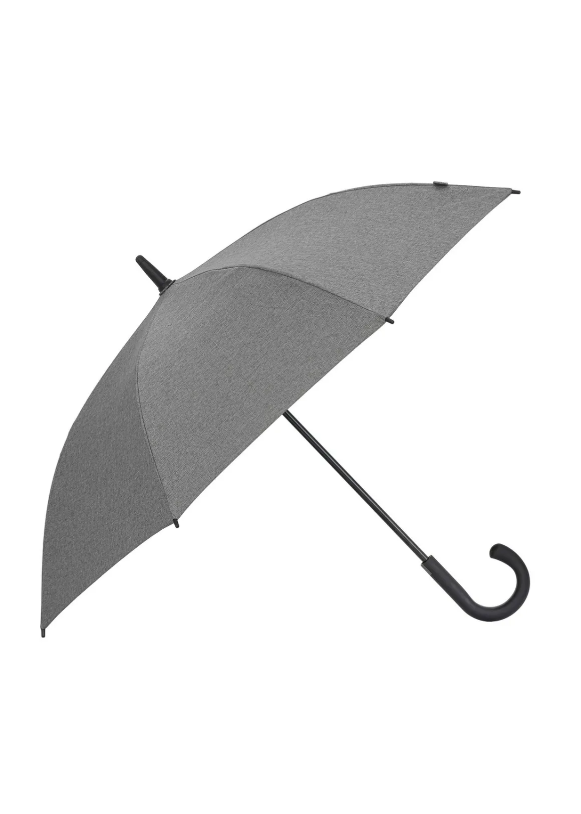 Duży parasol damski w kolorze szarym
