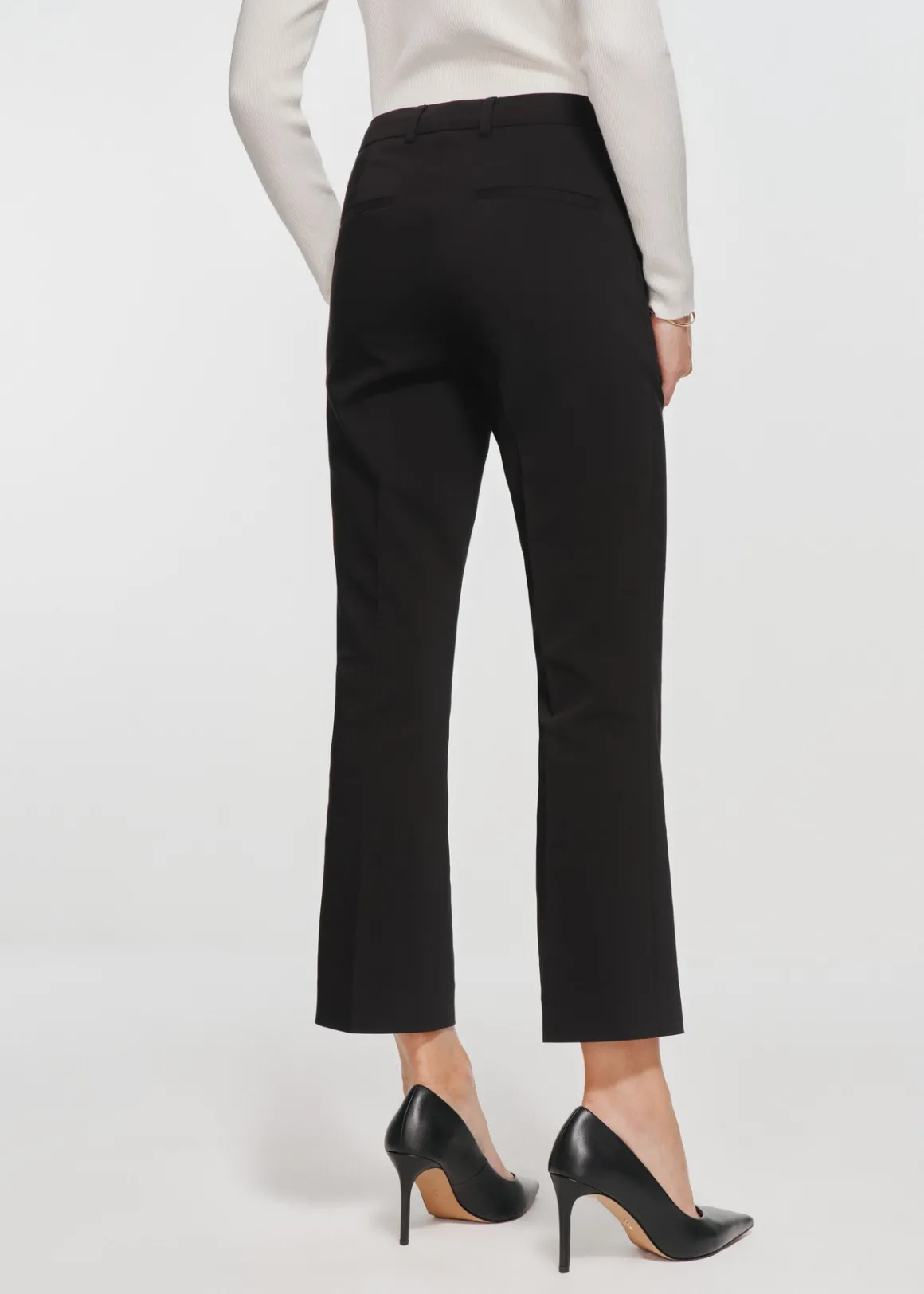 Eleganckie spodnie damskie w kant