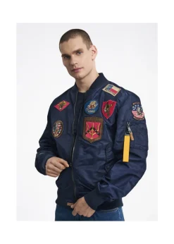 Granatowa kurtka męska Top Gun