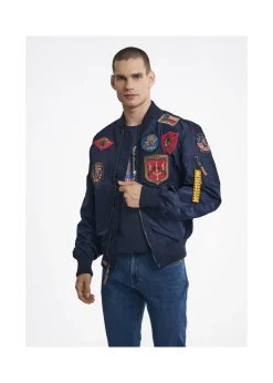 Granatowa kurtka męska Top Gun