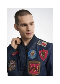Granatowa kurtka męska Top Gun