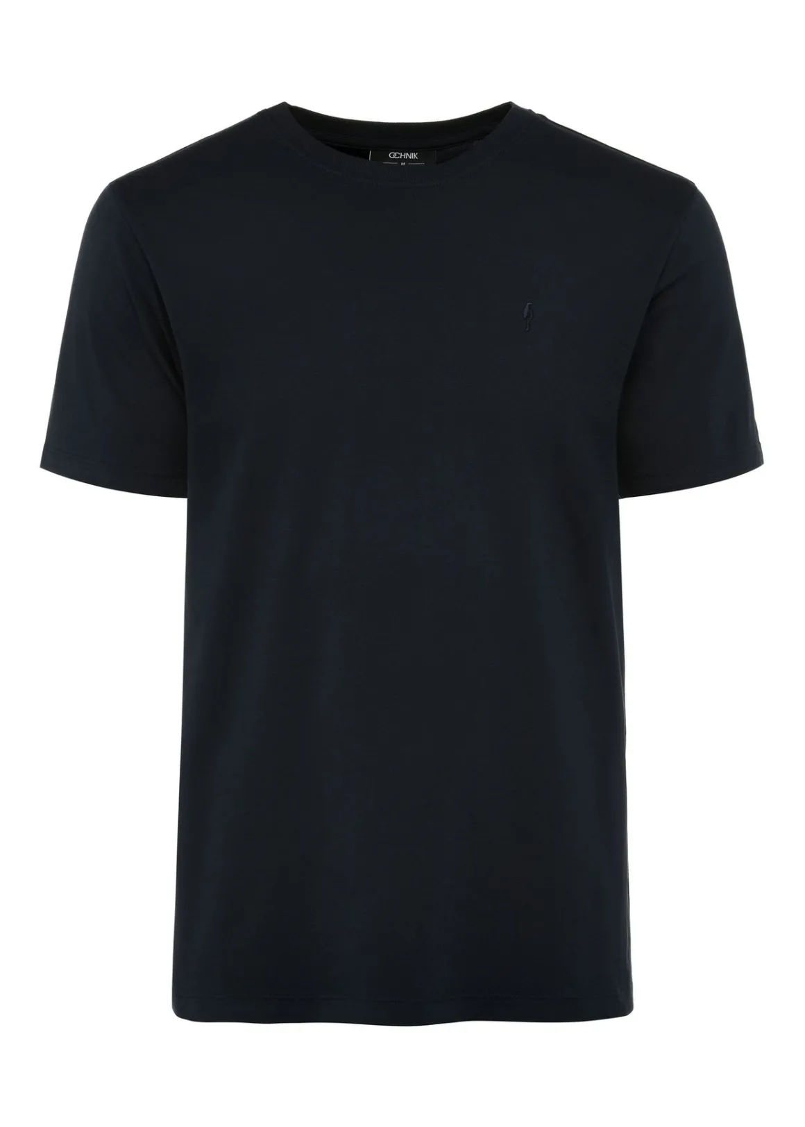 Granatowy bawełniany T-shirt męski