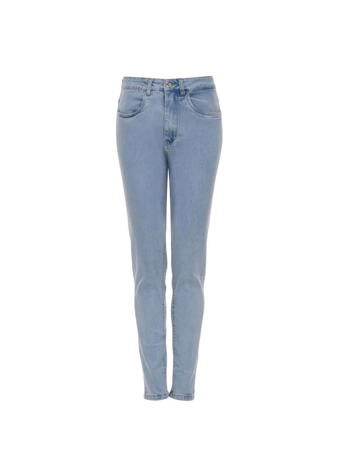 Jasne spodnie jeansowe damskie