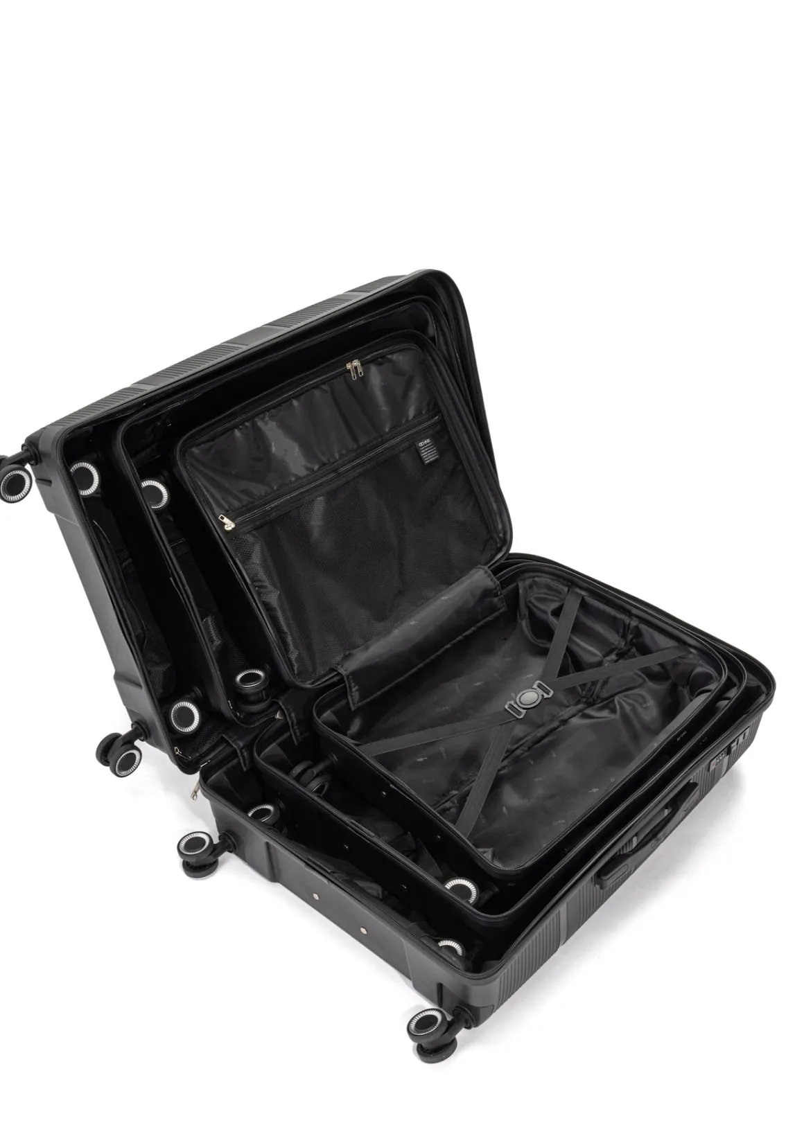 Komplet walizek na kółkach 19"/24"/28"