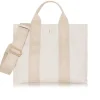 Kremowa damska torebka typu tote bag