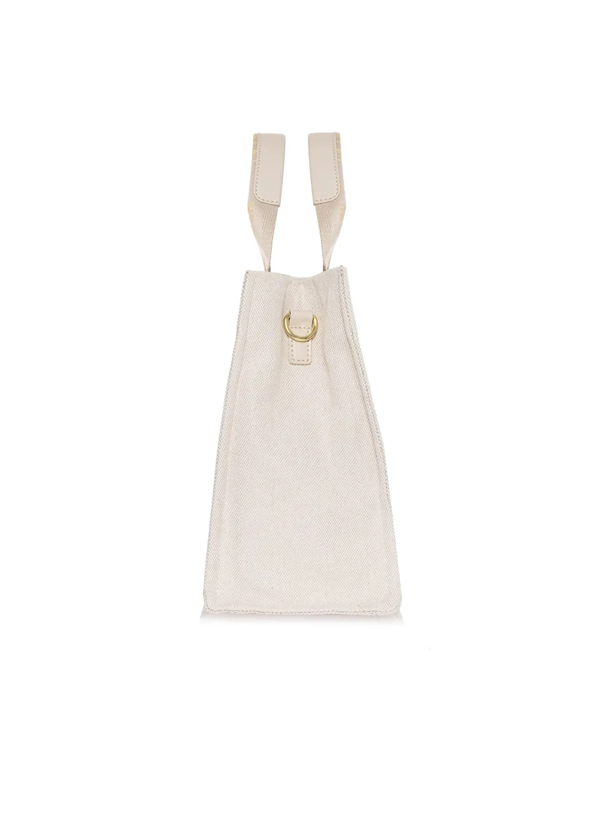 Kremowa damska torebka typu tote bag